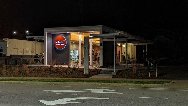 Streetview at Night of Vault