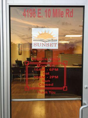 Sunset insurance Agency