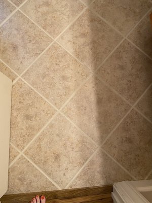 Grout/tile cleaning- so clean afterwards!