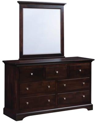 Double Dresser with Mirror from the Contemporary Collection