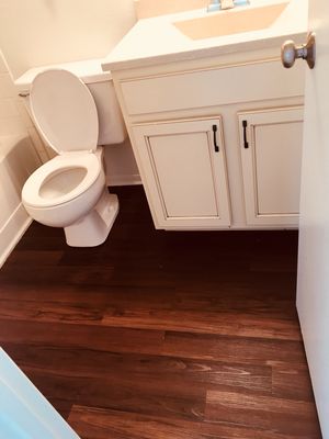 Move out Cleaning just completed in Woodbridge VA. Bathroom