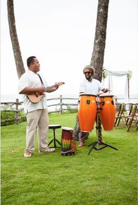 Ukulele Conga Drum Duo at The Montage Kapalua Bay