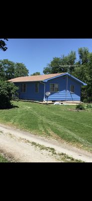 This is a picture of my house when the roof was done in rural Holden, Mo.