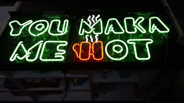 Getting our New Neon Sign  hand made by Jantec Neon