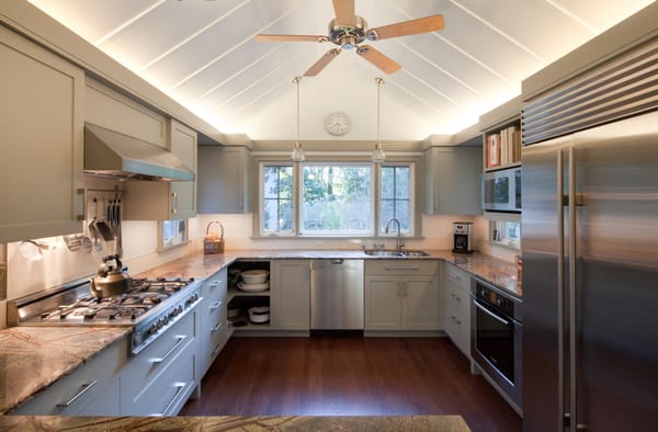 Renovated kitchen in Rowayton, CT