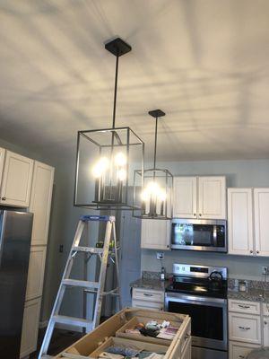 Ceiling Lights Installed