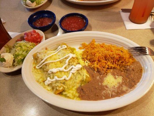 Enchiladas Verde!