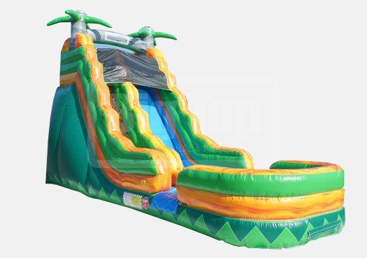 Kids love this Tropical water slide.