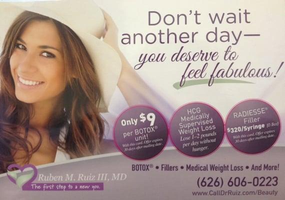 BOTOX * Fillers * Medical Weight Loss * And More!