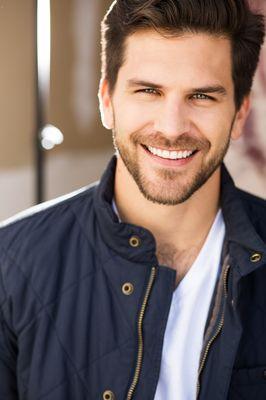 male actor commercial headshot