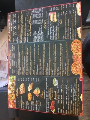 Updated prices menu.