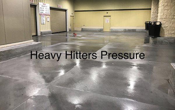 Commercial pressure washing