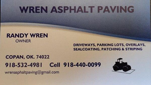 Wren Asphalt Paving