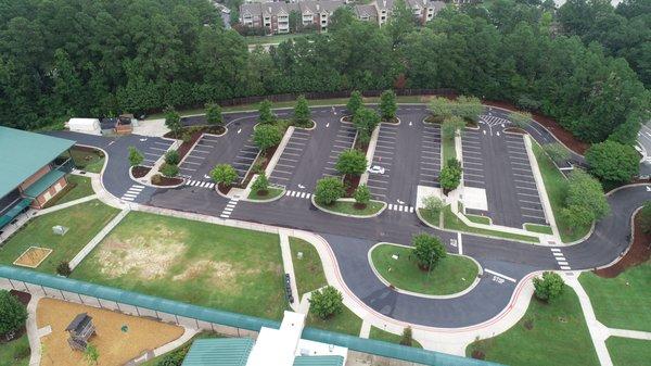 Parking Lot Re-hab in Morrisville NC.