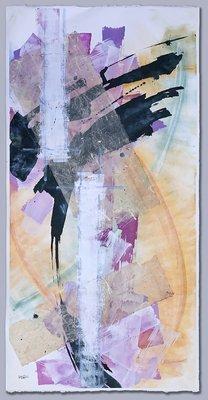 Mixed-media on Paper by American Artist Ken Hogrefe, b. 1958