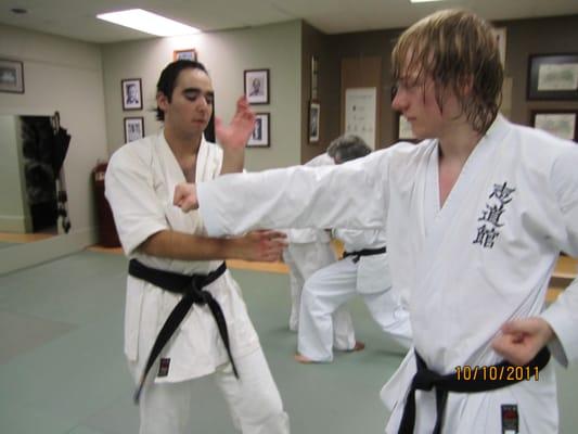 Make a friend in Karate...Matt Bateman, and Erick Infante have studied together since they were 6 years old.