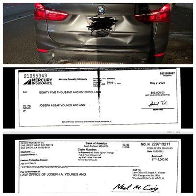 Another $100,000 settlement! Congrats to our client and thank you for trusting us with your accident case!