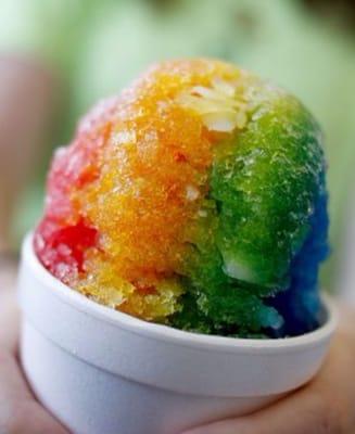 Shaved ice at Daddio's