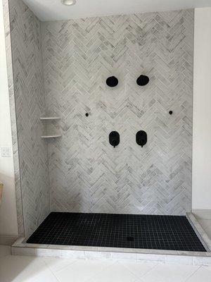 Shower tile design