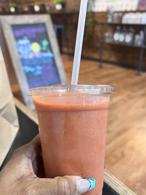 Fruity CBD smoothie