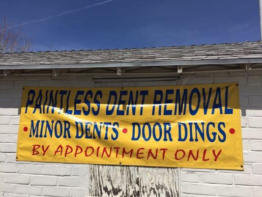 (PDR) Paintless Dent Removal available by David from Dent Reform next to uptown Yucaipa car wash.