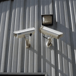 Security cameras throughout our property.