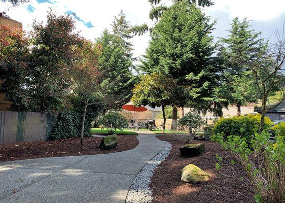 Patio at The Briza Apartments