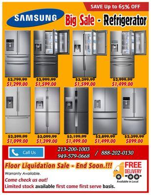 Samsung Fridges Big Sale Events.