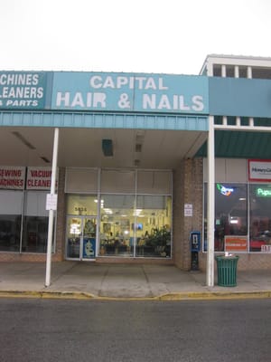 Exterior of Capital Hair & Nails