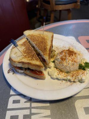 Tuesday special sourdough cheeseburger