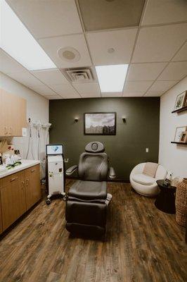 Relax in our beautiful North Scottsdale treatment room.