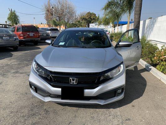 This vehicle was completely painted, 2019 Honda Civic Sport