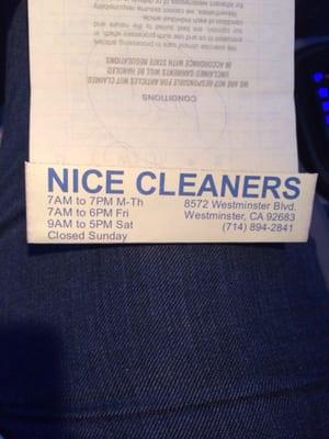 Nice Cleaners