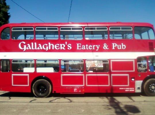 The Gallagher's Double Decker Bus from the 2010 Wine & Harvest Fest Parade