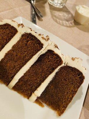 Carrot  cake . Yummy