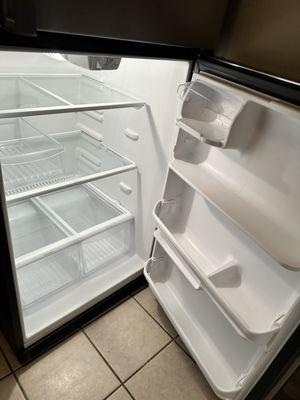 I even cleaned the refrigerator