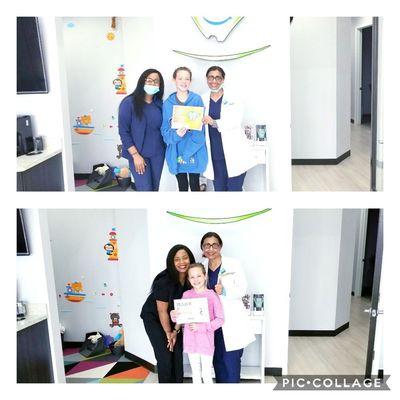 Our STAR kids #nocavityclub....happy patients!