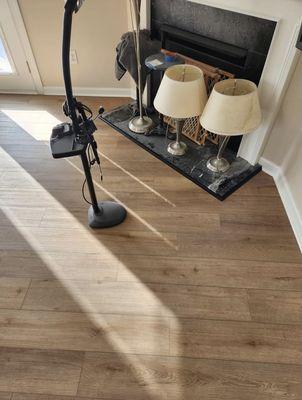 Luxury Vinyl Plank and Quarter round