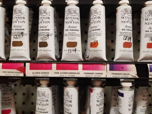 Winsor Newton, professional quality oils!