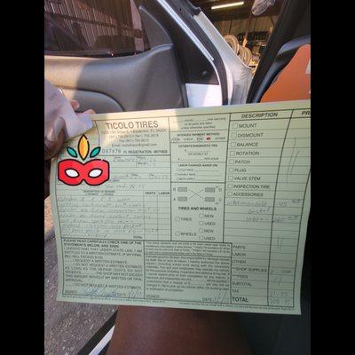 TICOLO TIRES DIAGNOSIS!!! THE RIGHT ONE FOR MY VEHICLE!!! $328.35 IS WHAT I NEEDED DONE!!! NOT $1482.82!!! MY CAR RUNS LIKE A CHAMP NOW!!!