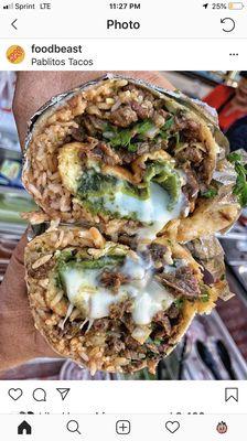 Best Chile relleno burrito