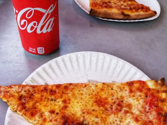 Two slices and a soda