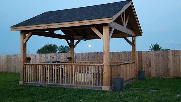 Cedar Patio when it was first built