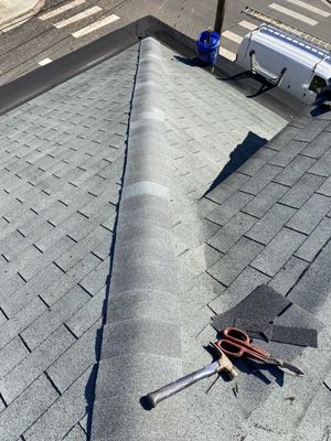 Roof ridge repair