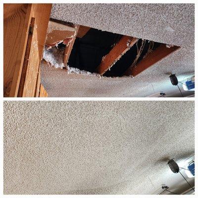 Garage ceiling repair