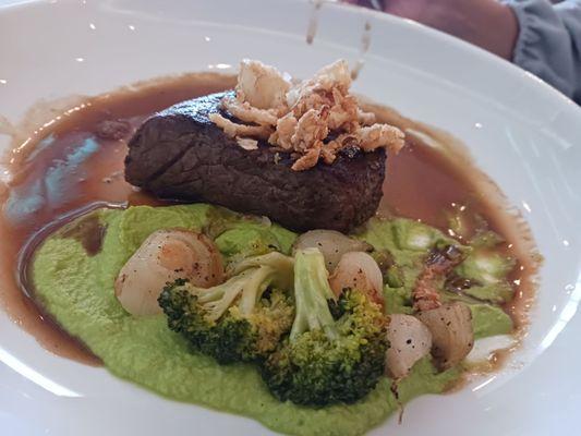 Beef with broccoli two ways