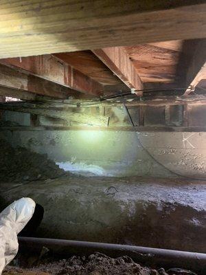 Mid Crawl space inspection.