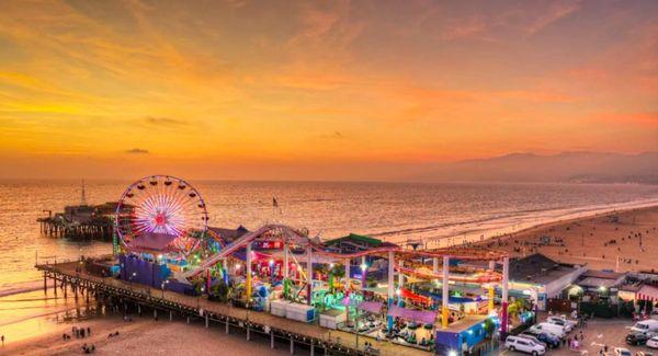 SANTA MONICA beach sightseeing tour