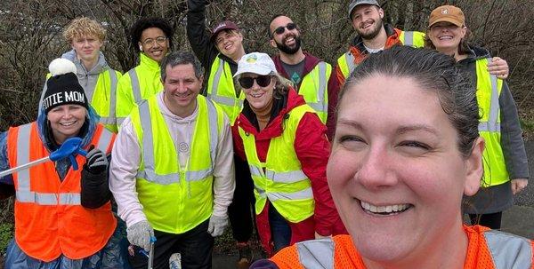 One of our Branch Managers, Adam Neft, doing community service with Realtors