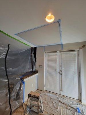 Drywall repair repair / process